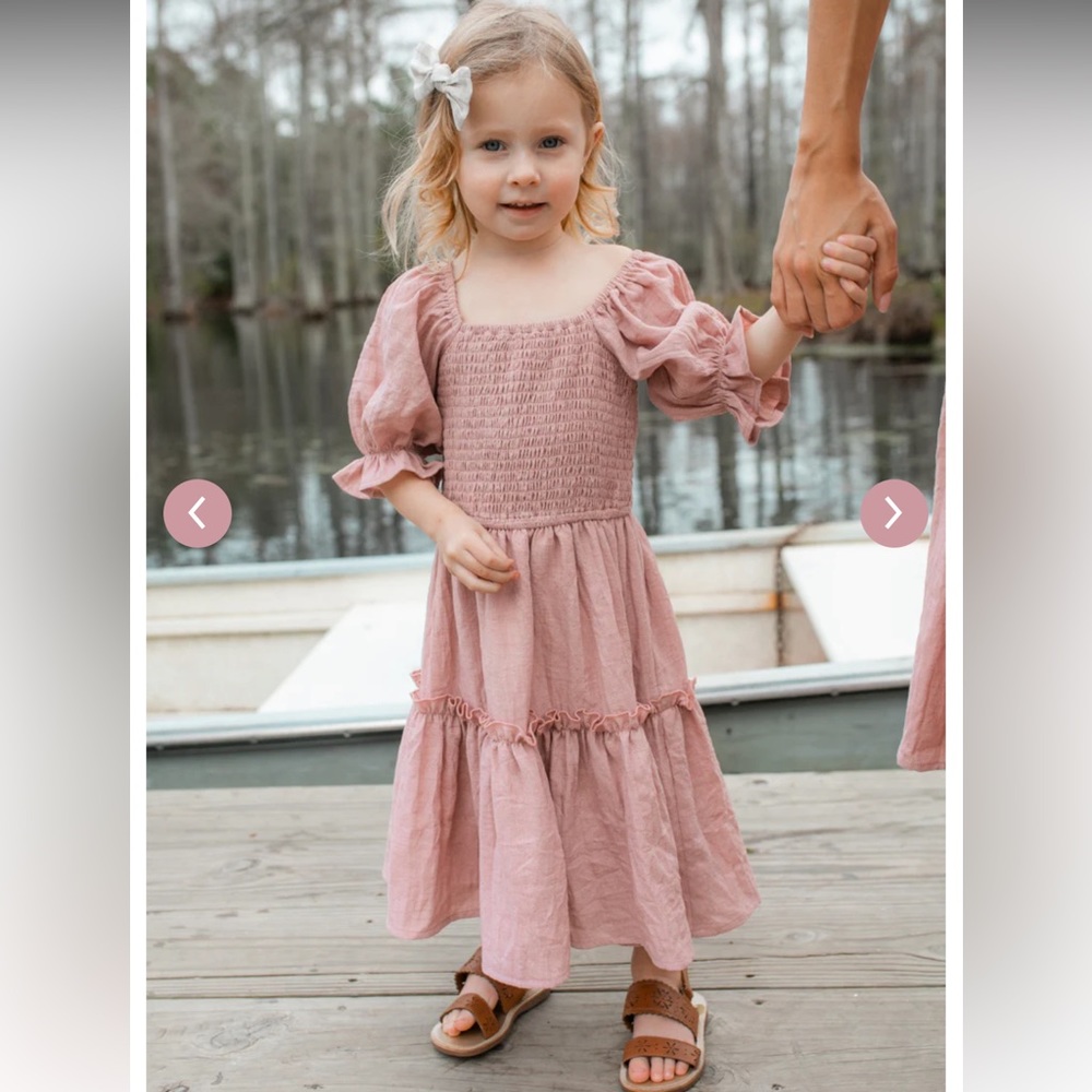 Mini Lani Dress in Dusty Rose